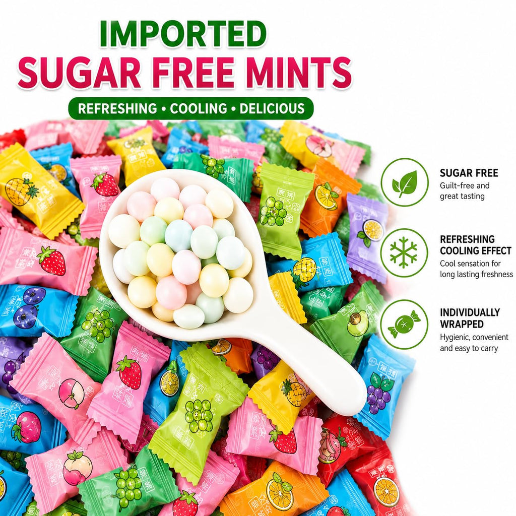 VIETNAMESE Sugar-Free Vitamin C Imported Fruit Candy 200gm